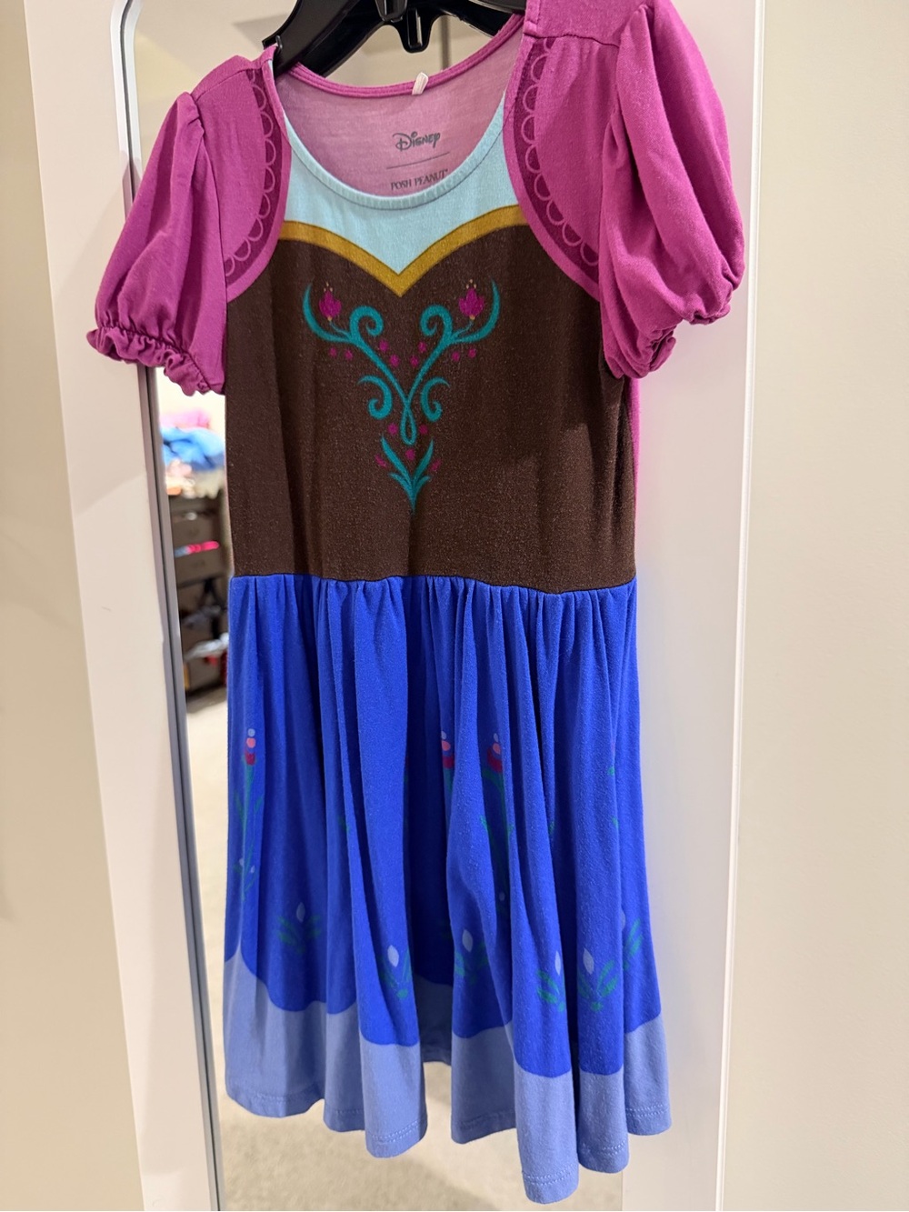 Posh Peanut Disney frozen Anna  Girls Dress with Multicolor Accents 3t-4t